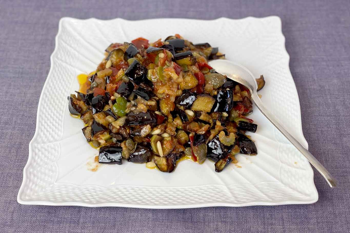 Caponata siciliana di verdure, ricetta originale come la fanno a Messina