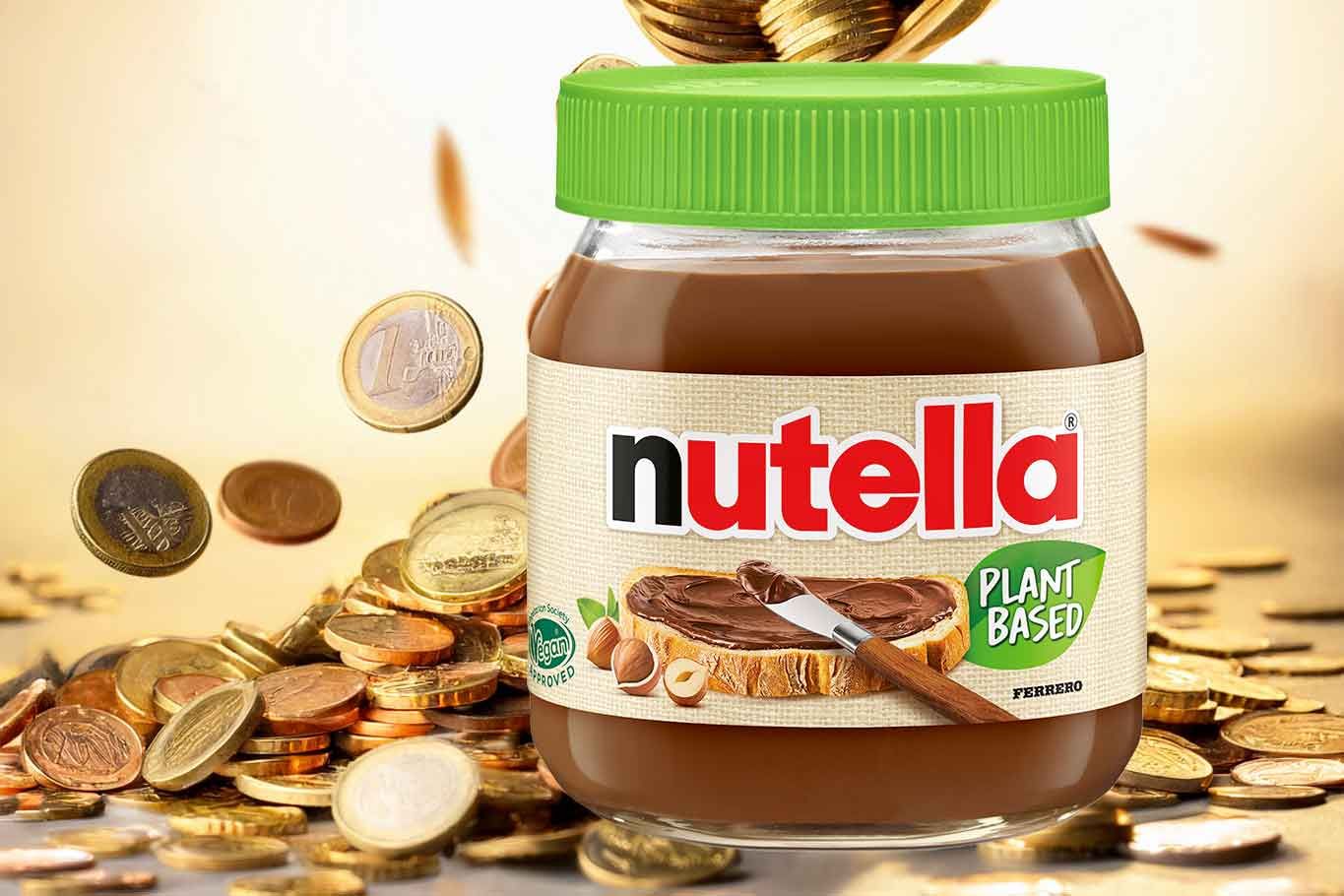 La Nutella vegana costa il 50% in più della cara vecchia Nutella