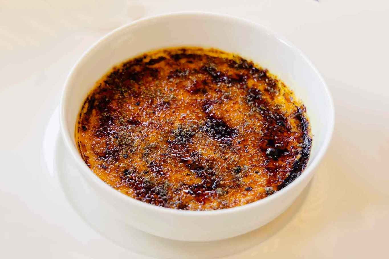 A Terrazza Palestro a Milano per l’insolita crème brûlée di Mocellin