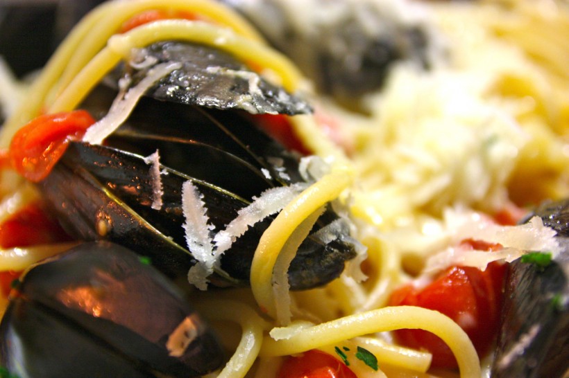 Spaghetti con le cozze