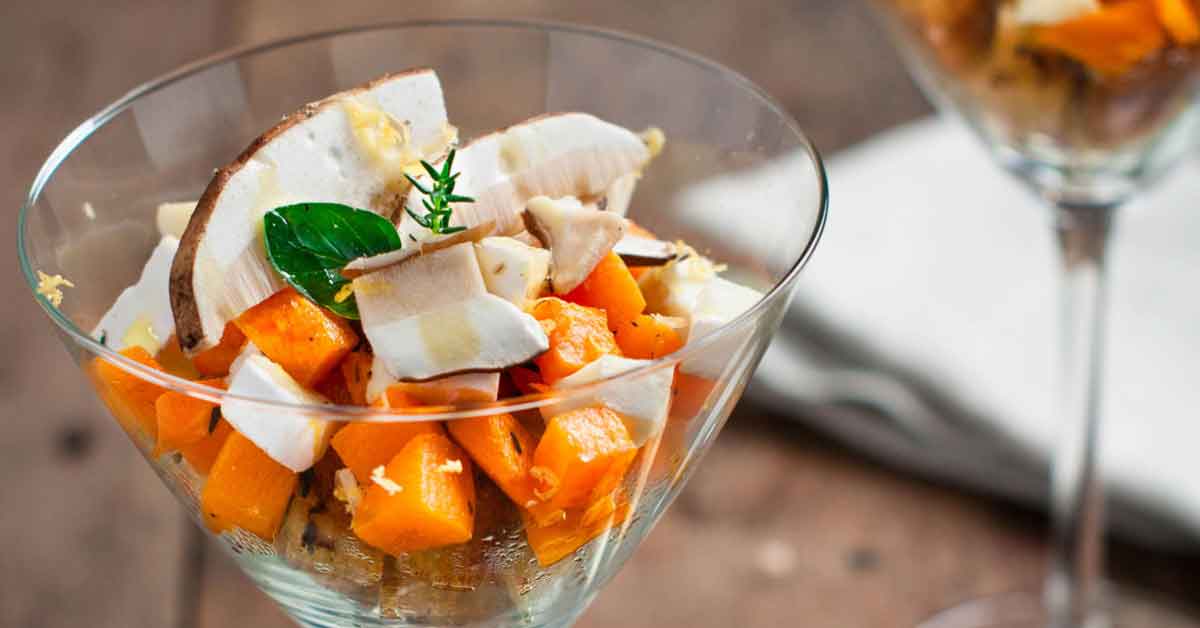 Porcini e zucca. La ricetta perfetta con una panzanella d&#8217;autunno