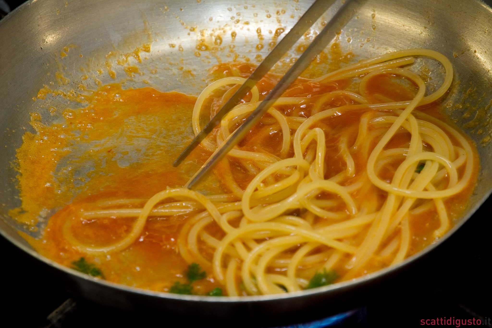 I migliori spaghetti alla matriciana di mare li fai con ...