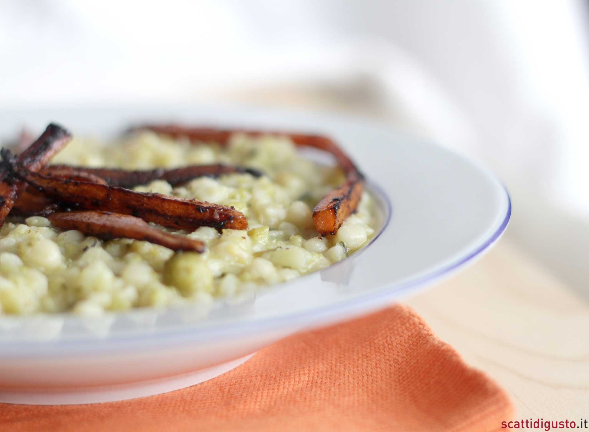 Fregola sarda con broccolo romanesco, la ricetta