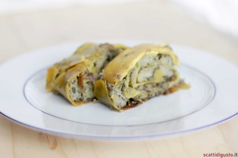 La ricetta vegana dello strudel ai carciofi