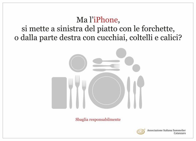 iPhone a tavola