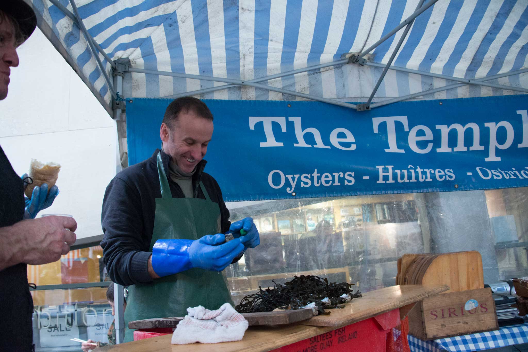 Dublino Temple Bar oysters