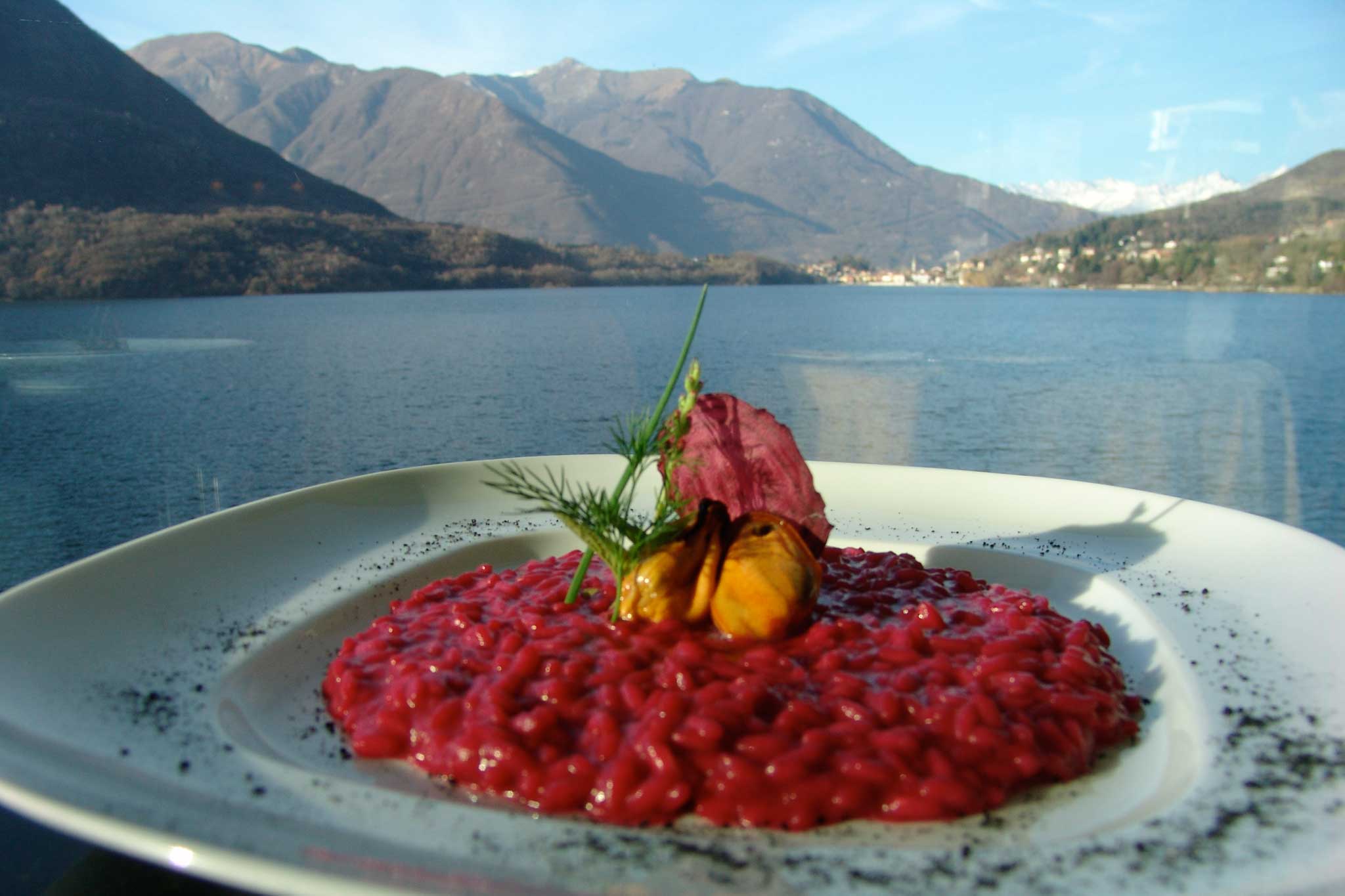 La ricetta perfetta dello chef: riso rosso di rapa e cozze al vapore