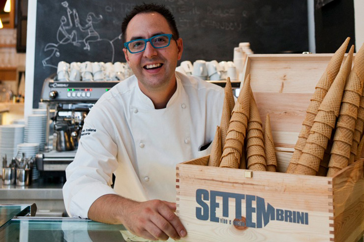 Marchetti apre con il gelato gratis a Milano e fa festa tre giorni a Roma