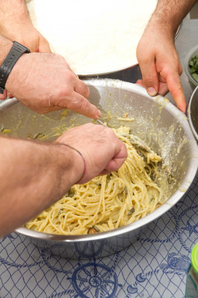 spaghetti alla Nerano Maria Grazia