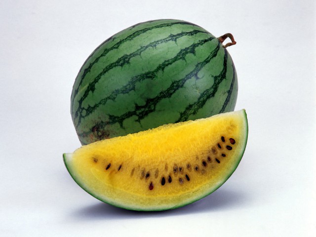 yellow watermelon