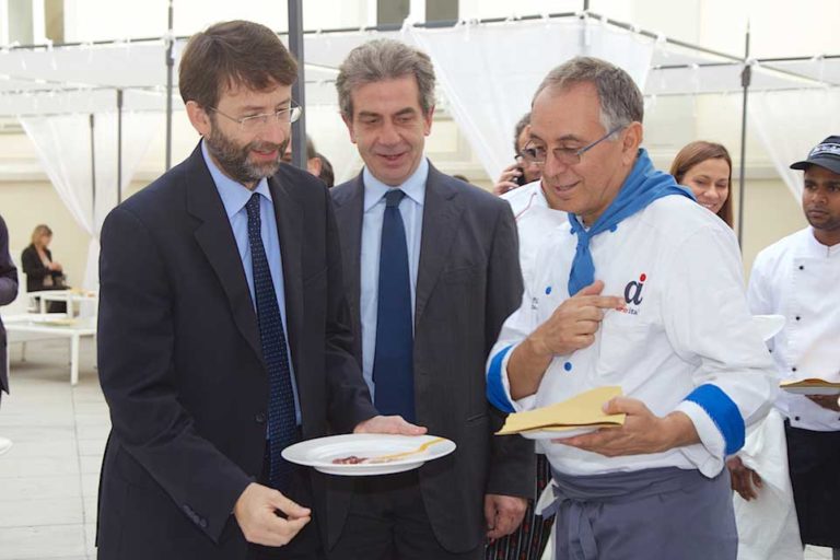 Napoli. Pizza a Capodimonte con Coccia e Franceschini in vista di Expo