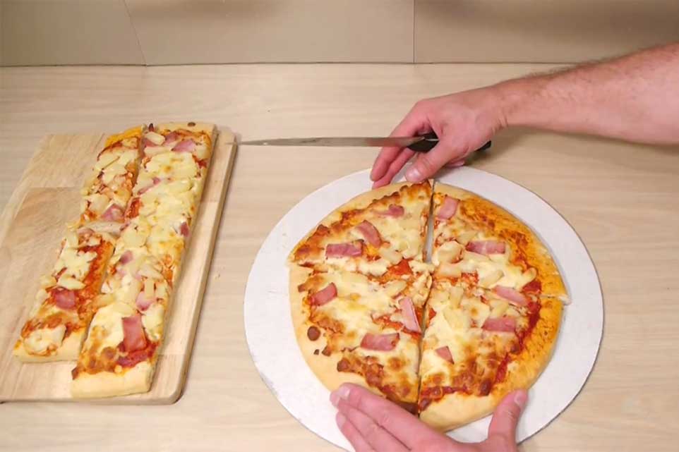 Pizza: il taglio perfetto per mangiarne di più degli altri