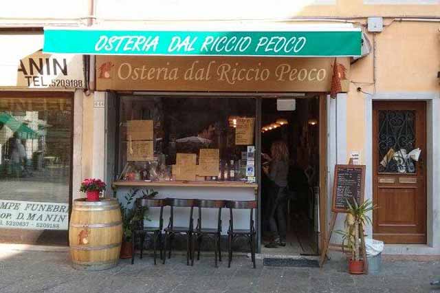 osteria dal riccio peoco