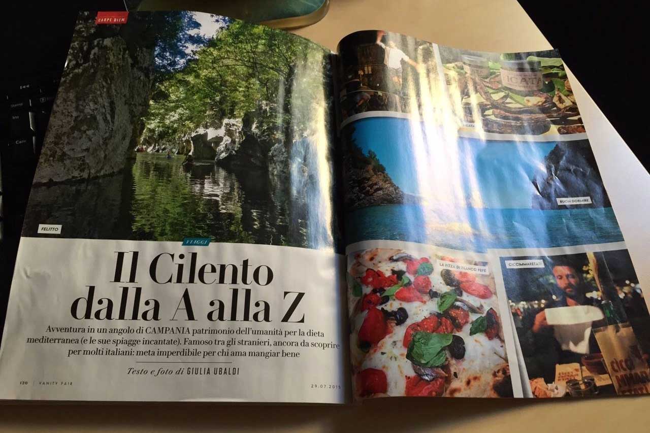 Il Cilento migliore su Vanity Fair con le pizze di Franco Pepe e i gelati di Di Matteo