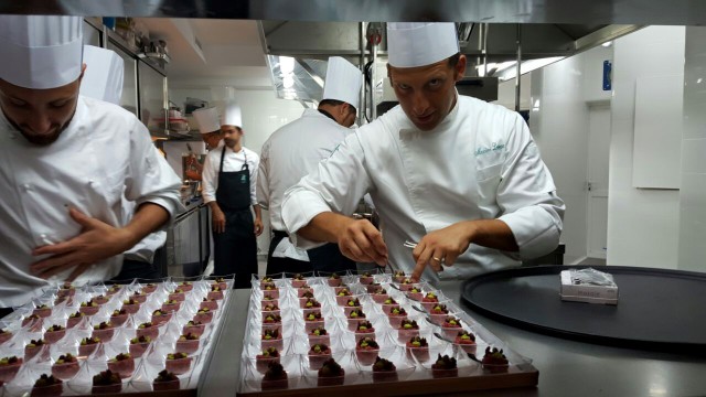 Massimo Larosa in cucina