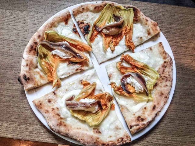 pizza fiori di zucca