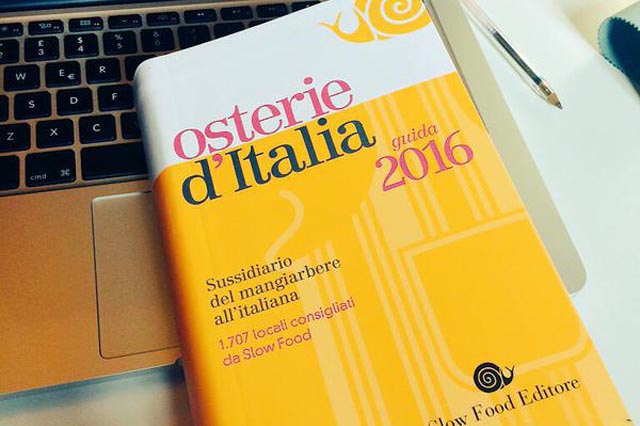 Osterie d’Italia 2016. Tutte le chiocciole dove mangiare bene a meno di 35 €