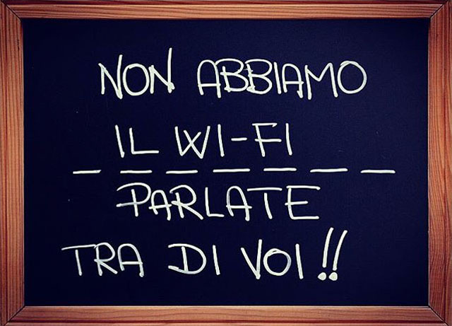 Pro e contro: come giudicate bar e ristoranti senza Wi-Fi?