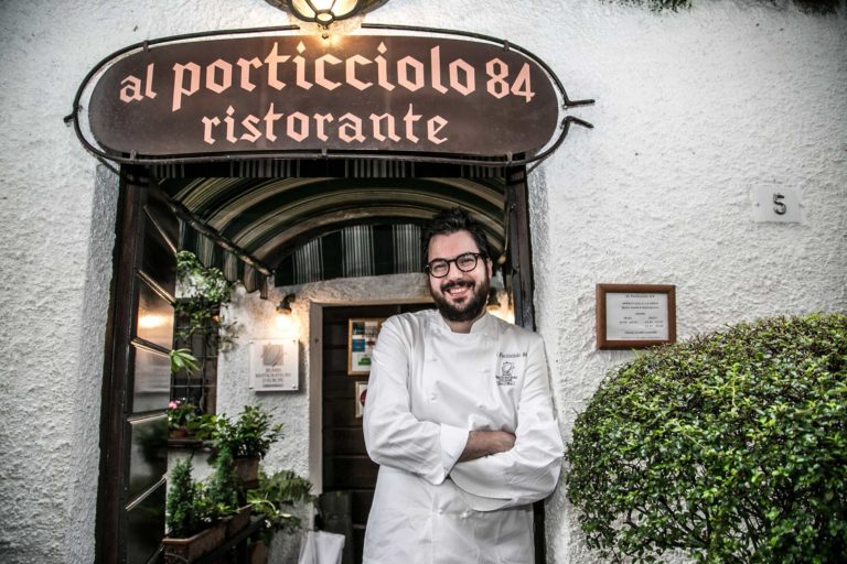 Ristoranti stella Michelin. Grande cucina di pesce Al Porticciolo 84 a Lecco