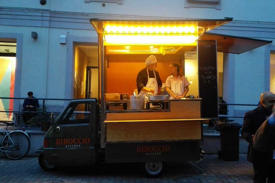 Milano. Pesa Trattoria fa street food con Biroccio, l&#8217;ape del risotto