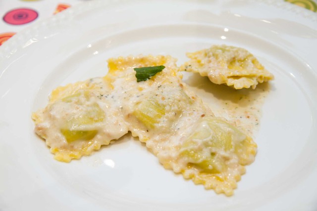 ravioli pesto di nocciole e mascarpone