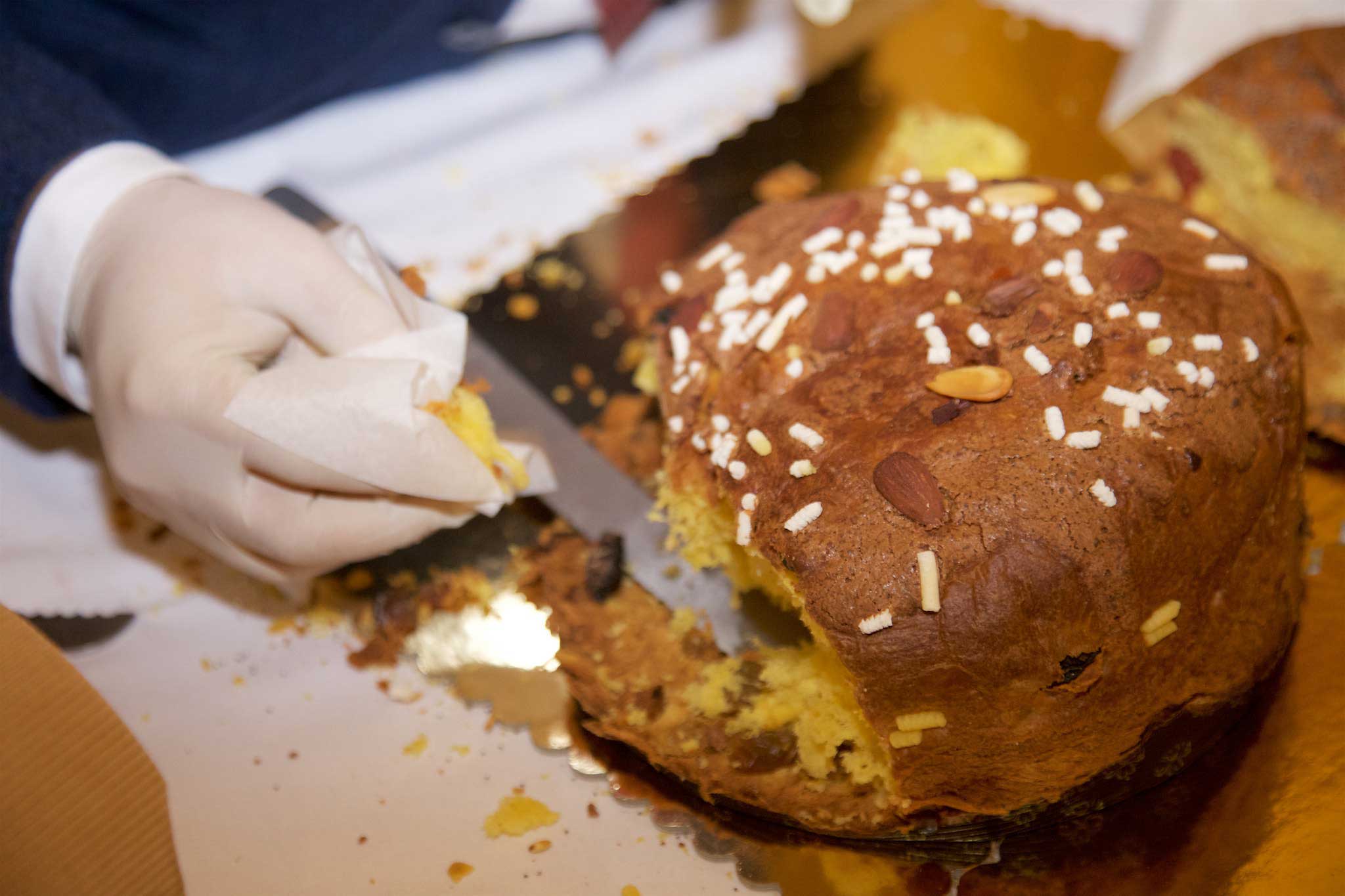 panettone taglio