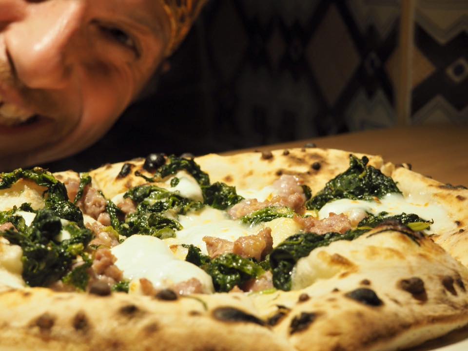 pizza broccoli e salsiccia Giovanni Santarpia