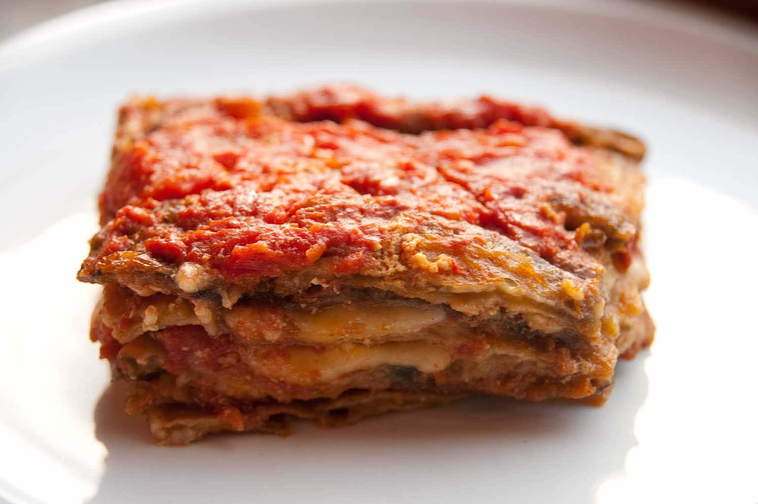 Parmigiana di melanzane indorata e fritta, ottima anche con l&#8217;uovo