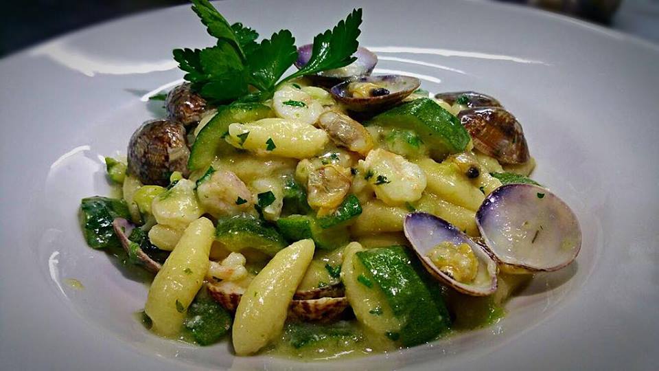 pasta vongole zucchine