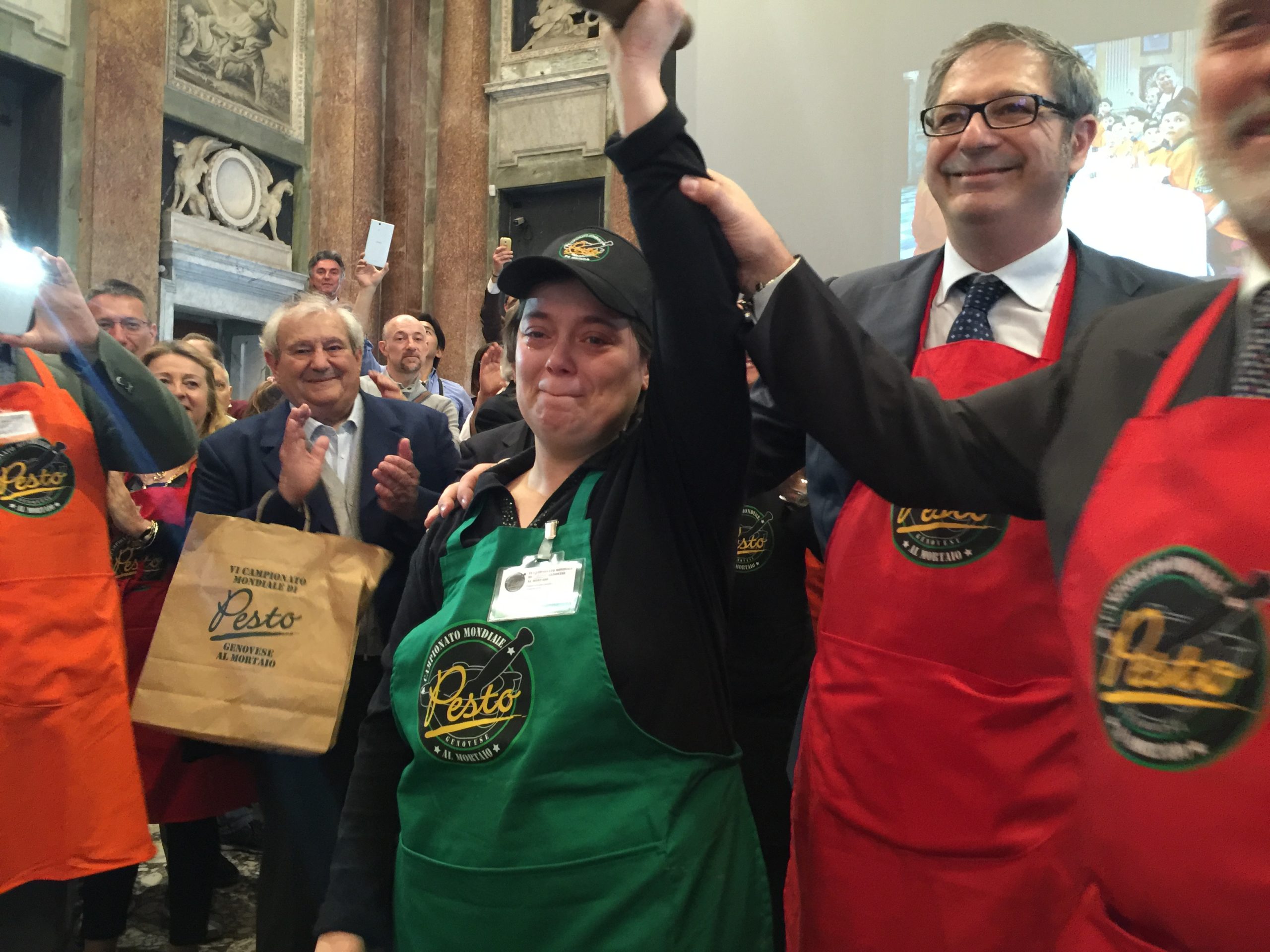 Genova. Alessandra Fasce vince il Campionato Mondiale di Pesto