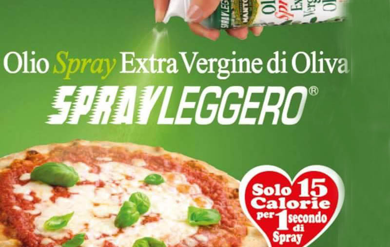 Prova costume. Sulla pizza arriva l&#8217;olio spray. E le imprecazioni