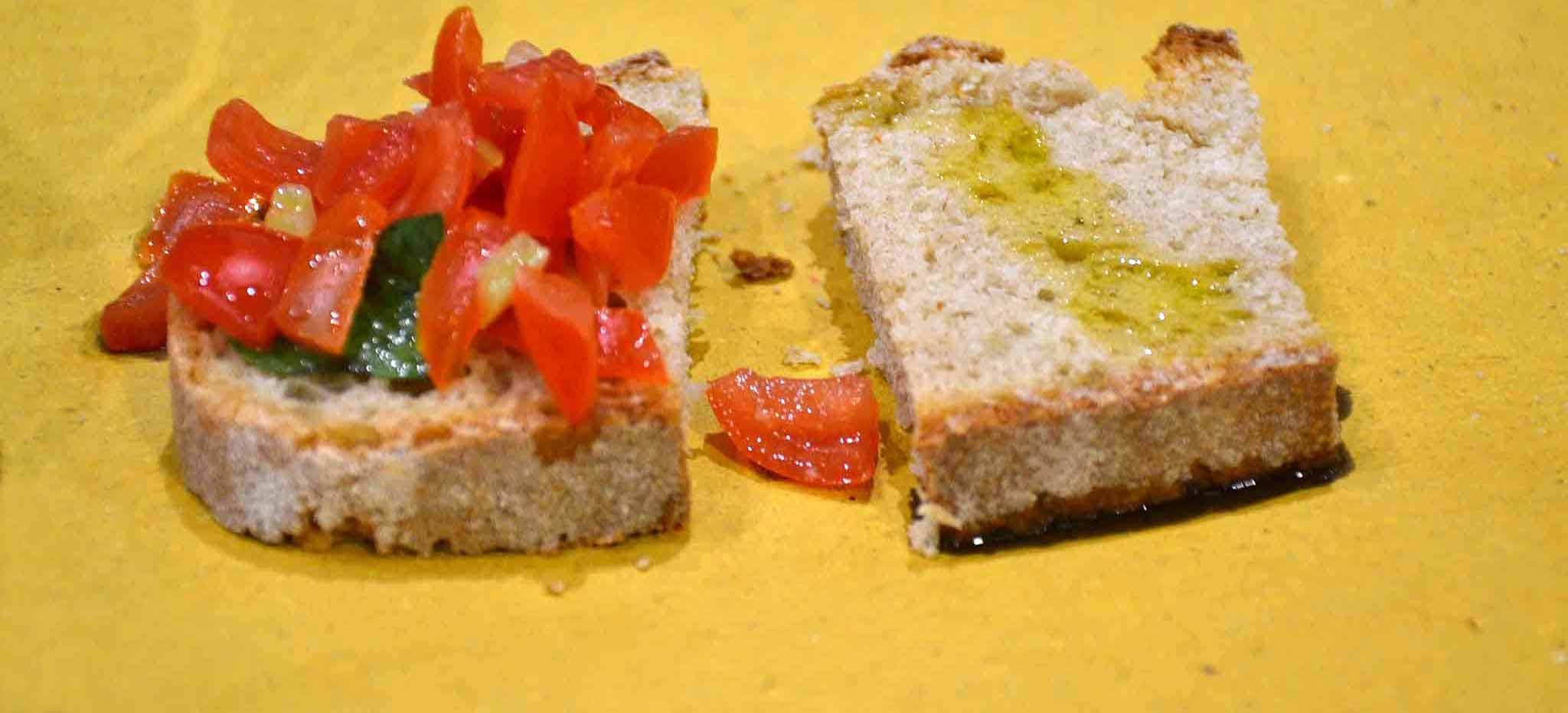 Pane e olio è la merenda che scatena una Tempesta di sapori