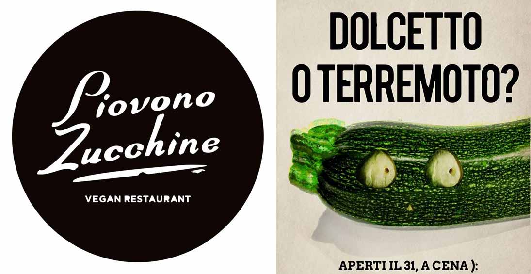 Dolcetto o terremoto: l&#8217;assurdo post del ristorante Piovono Zucchine cui va detto che il terremoto non è uno scherzetto