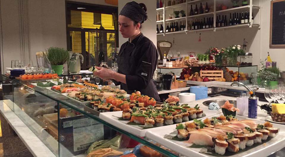 Roma. Menu e prezzi del sushi del ristorante Settemari