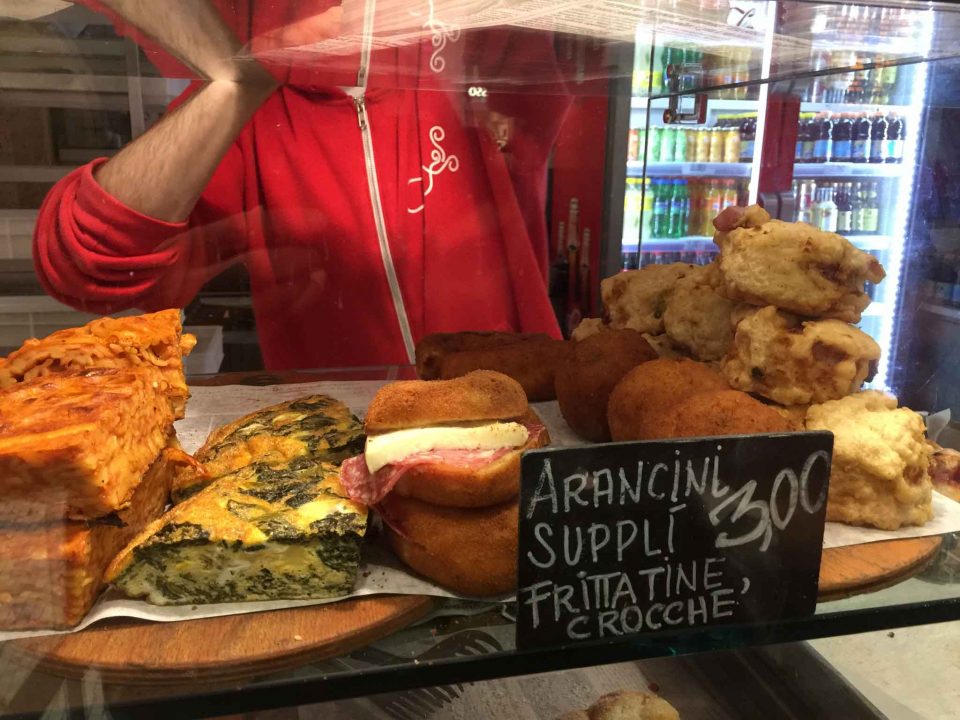 arancini suppli frittatine Rossopomodoro Stazione Milano