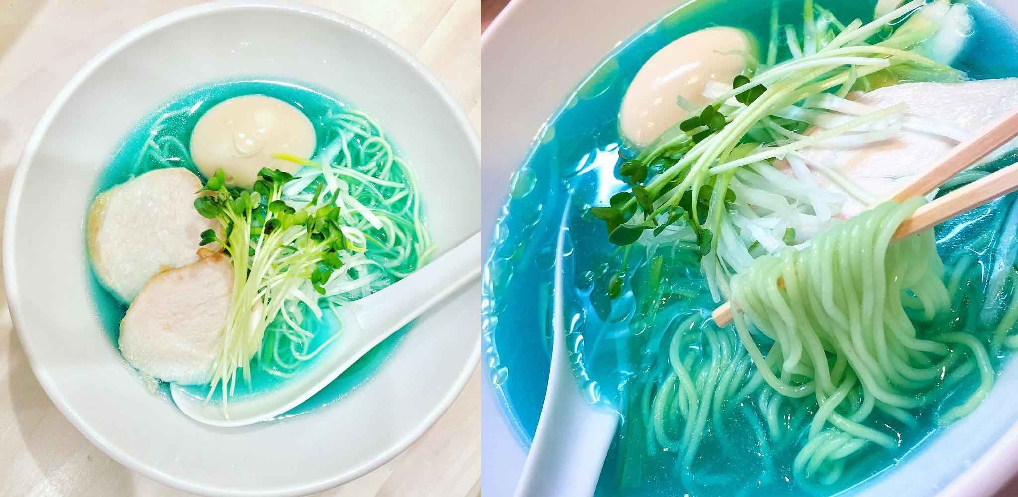 Non avrai altro ramen che quello verde blu con la spirulina