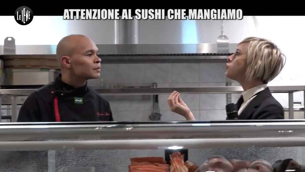 Le Iene e il servizio sul pesce crudo nel sushi e sashimi degli All You Can Eat che fa malissimo