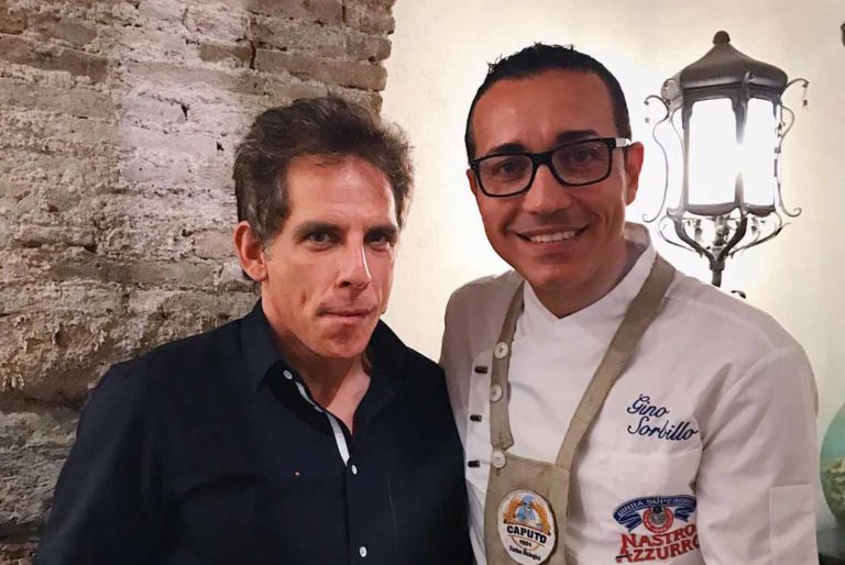 Napoli. Ben Stiller da Gino Sorbillo che fa il pieno di like