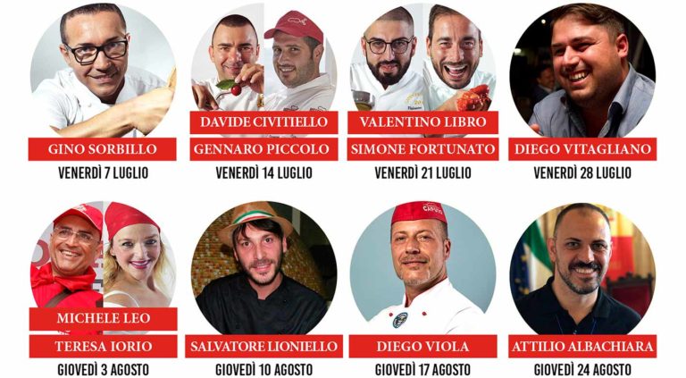 Pizza d&#8217;aMare, la festa in 8 appuntamenti con Scatti di Gusto, 11 pizzaioli campioni e Rossopomodoro