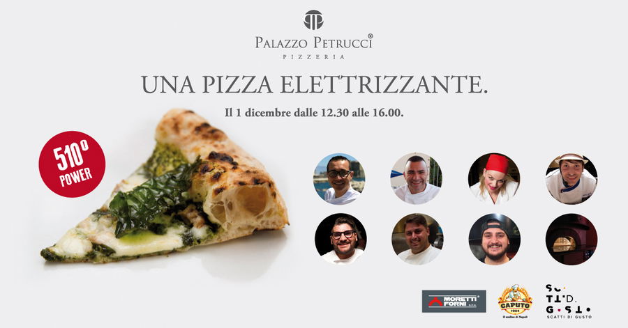 Napoli. Scatti di Gusto vi regala le Pizze Elettrizzanti di 7 pizzaioli a Palazzo Petrucci