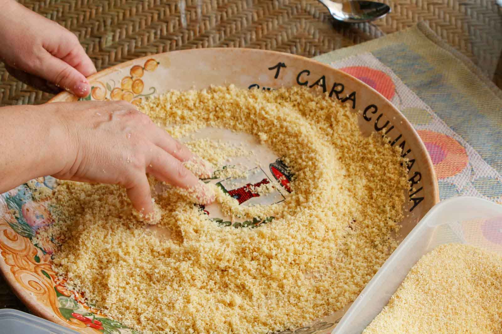 Cous cous. La vera ricetta con la ghiotta di pesce alla trapanese