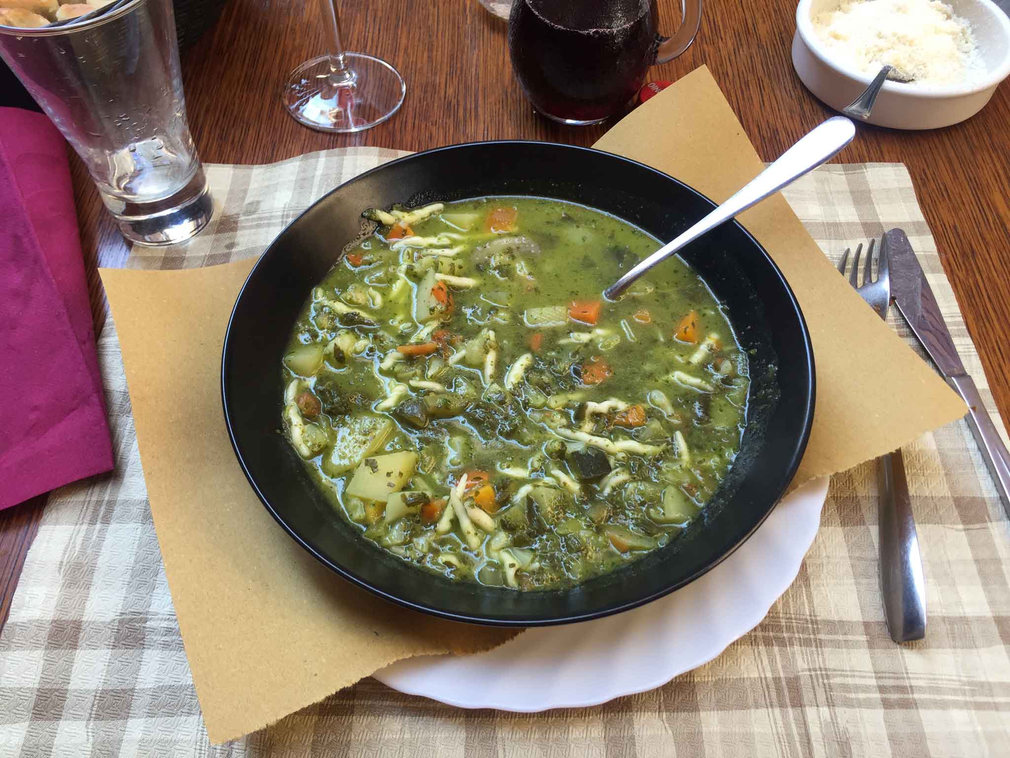 Rapallo. La cucina di terra de I Piaceri della Vita è modesta