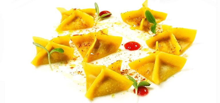 Ravioli all&#8217;amatriciana: la ricetta di Perpetual Bistrot da fare a casa