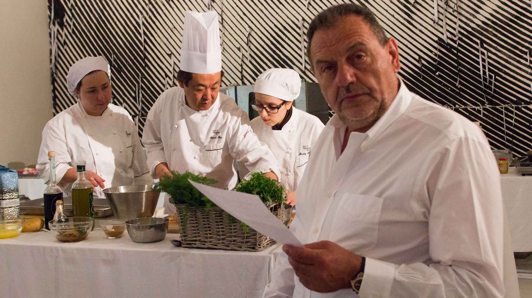 Gianfranco Vissani risponde per le rime a Chef Rubio