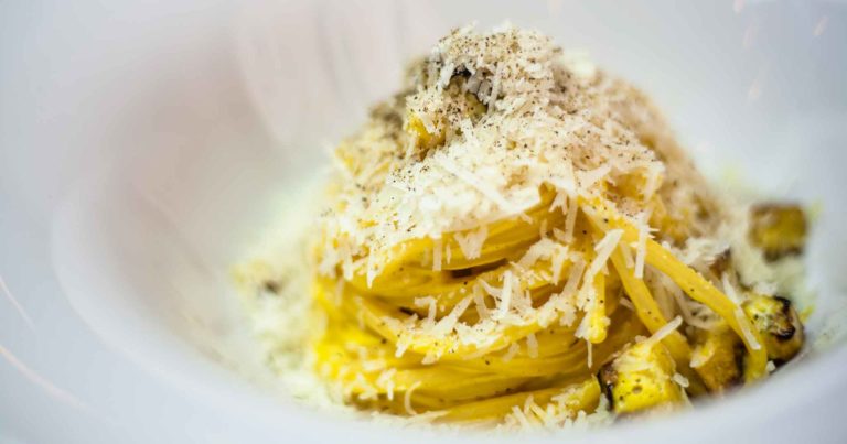 Carbonara Futura. La ricetta di Luciano Monosilio è vegetariana