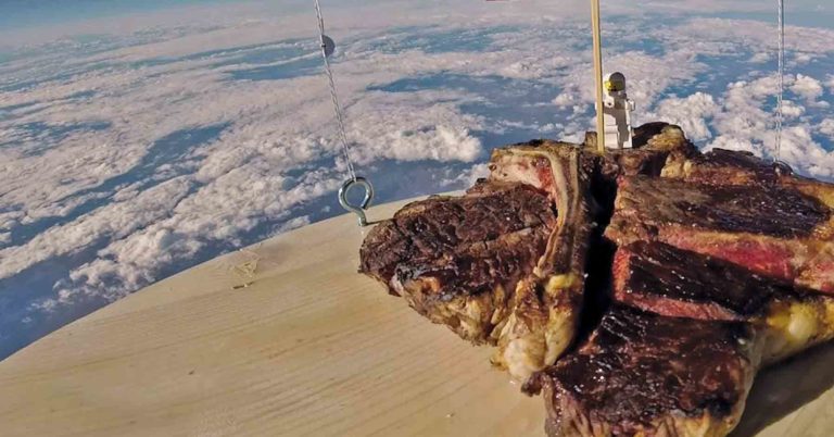 Fiorenza è la prima bistecca fiorentina lanciata nello spazio