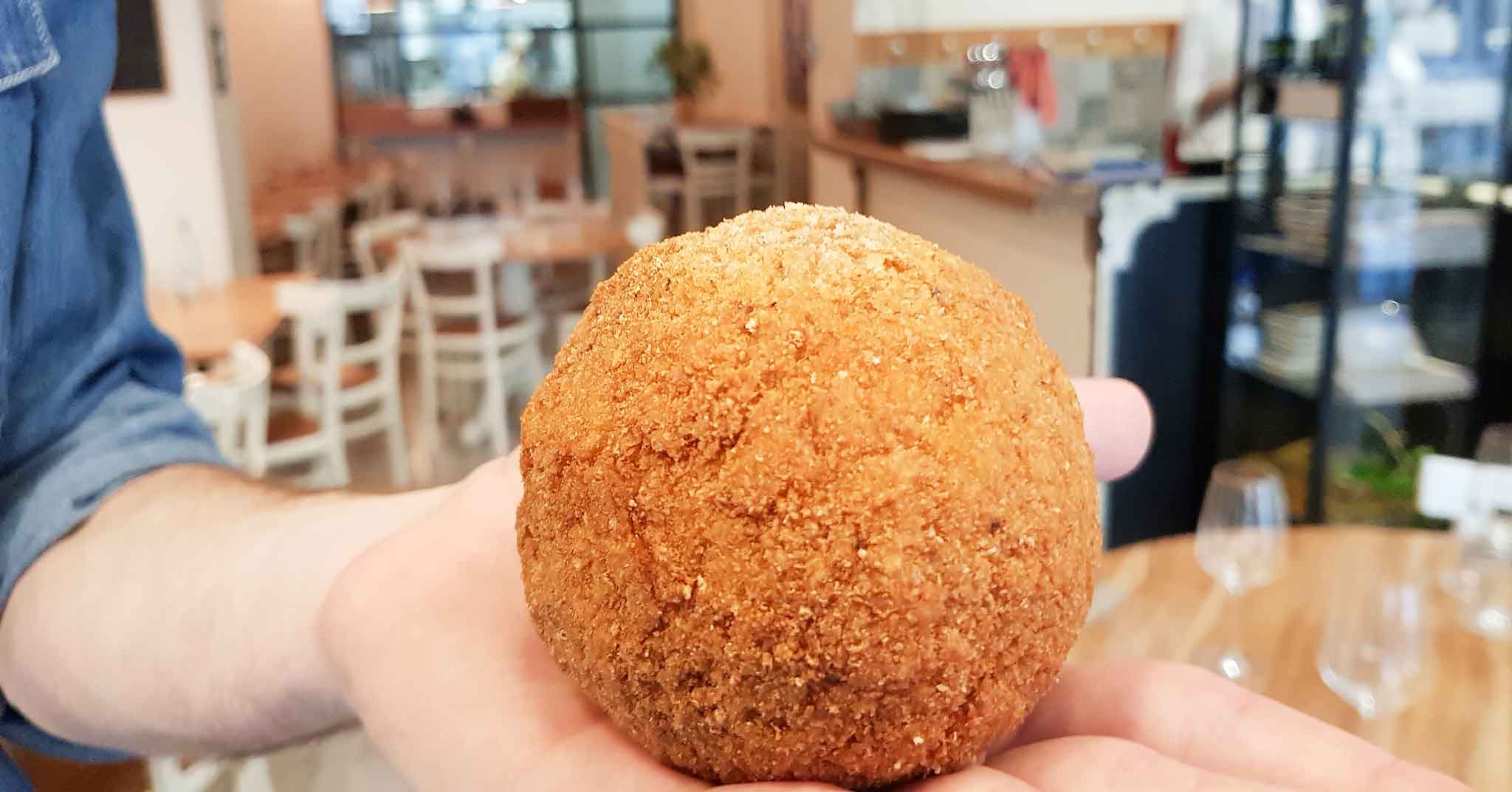 Arancino di Putìa Bottega Terrona, la ricetta