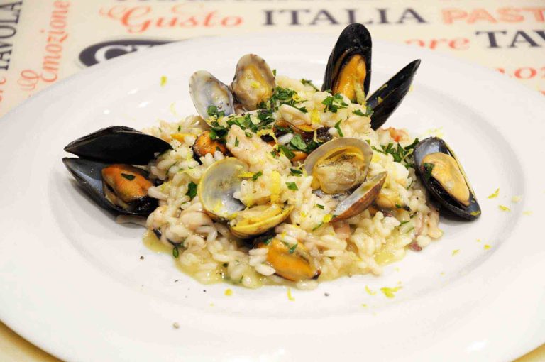 Risotto alla pescatora, la ricetta scientifica