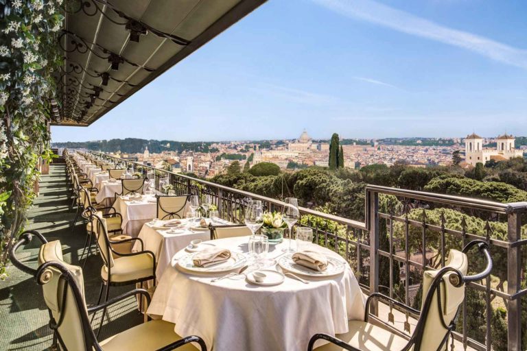 Roma. Pranzo stampa con panorama spettacolare al ristorante Mirabelle