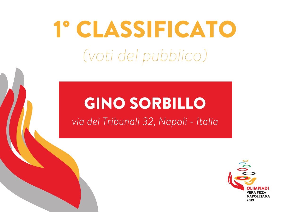 Olimpiadi della Vera Pizza Napoletana: Gino Sorbillo vince il premio del pubblico